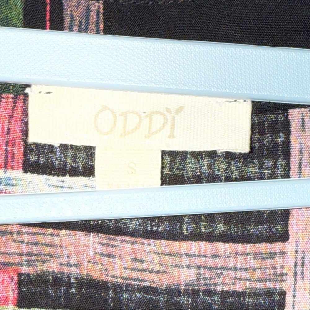 ODDY Bohemian button up long sleeve fringe Dress duster cardigan small S free - Picture 6 of 16